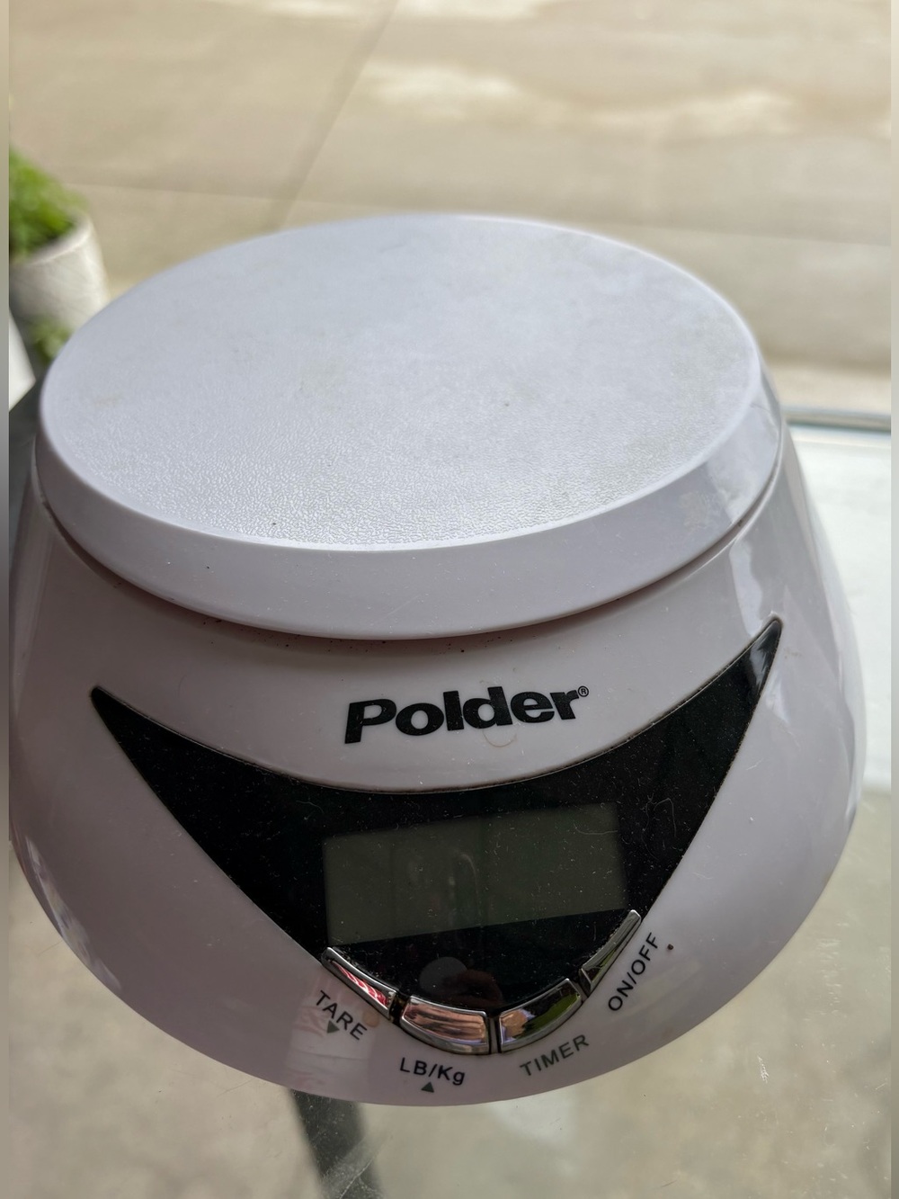 POLDER PLASTIC KITCHEN SCALE